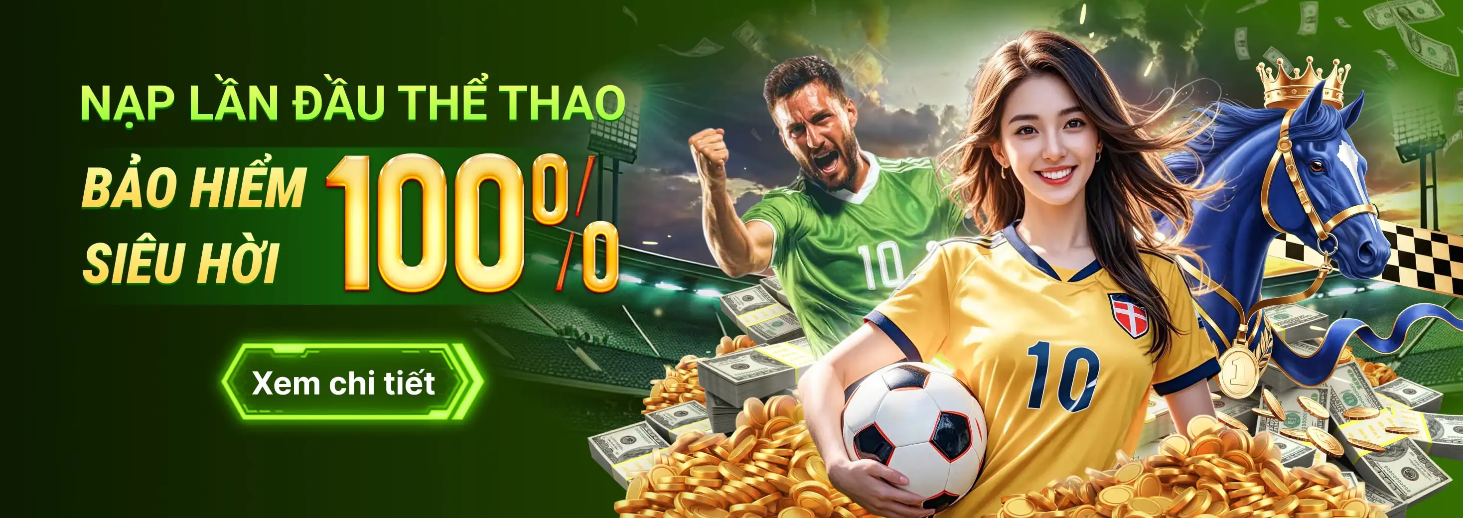 Nạp lần đầu thể thao