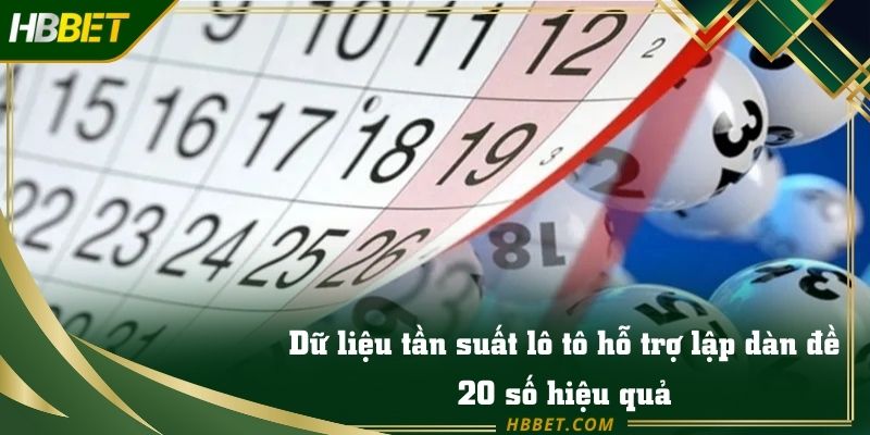Dữ liệu tần suất lô tô hỗ trợ lập dàn đề 20 số hiệu quả