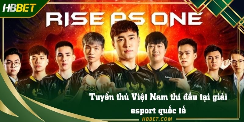 Tuyển thủ Việt Nam thi đấu tại giải esport quốc tế