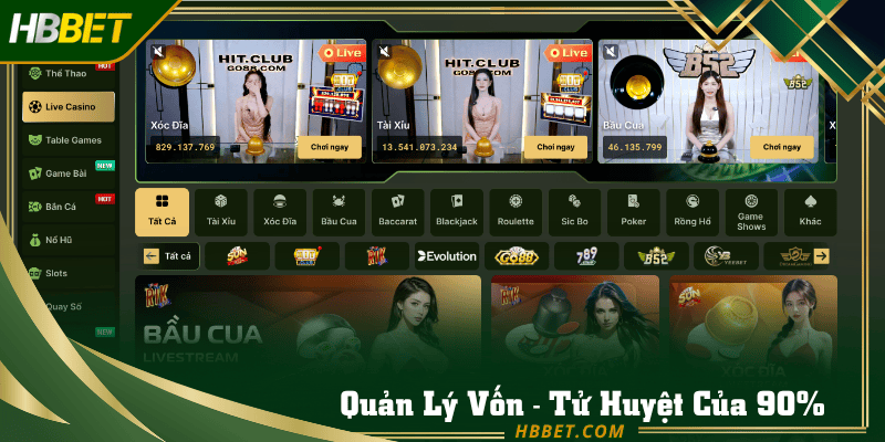 Quản Lý vốn - tầm quan trọng của Cá cược