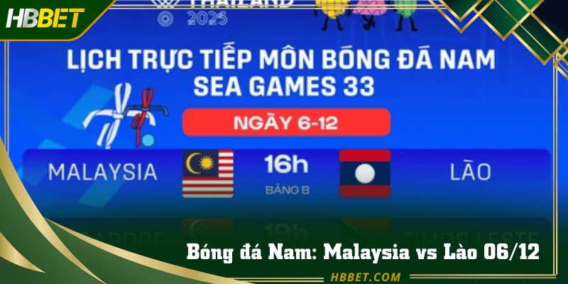 Lịch trực tiếp bóng đá nam seagame 