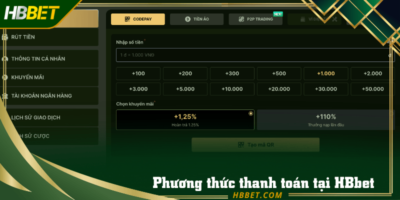 Phương thức chuyển khoản ngân hàng