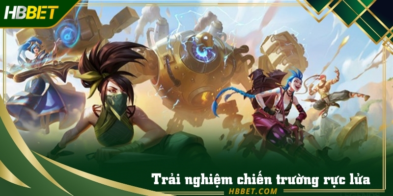 Người chơi trải nghiệm chiến trường rực lửa trong Tốc Chiến