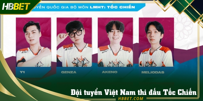 Các đội tuyển Việt Nam thi đấu tại giải Tốc Chiến quốc tế